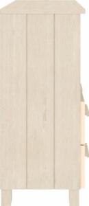 vidaXL Regał, miodowy brąz, 85x35x80 cm, drewno sosnowe 6