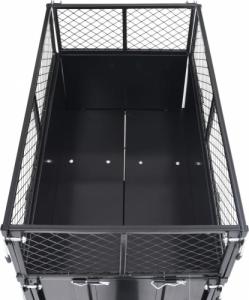 vidaXL Przyczepka do kosiarki ogrodowej z odchylaną platformą 150 kg 6