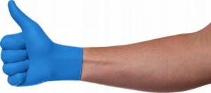 Mercator Medical Rękawice nitrylowe Mercator gogrip blue L 50szt 4