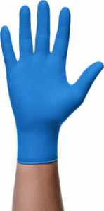 Mercator Medical Rękawice nitrylowe Mercator gogrip blue L 50szt 6