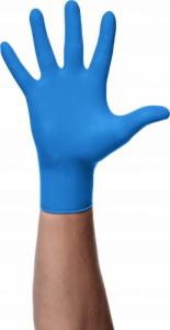 Mercator Medical Rękawice nitrylowe Mercator gogrip blue L 50szt 7