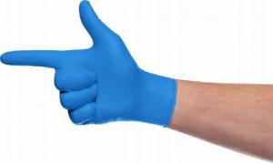 Mercator Medical Rękawice nitrylowe Mercator gogrip blue L 50szt 8