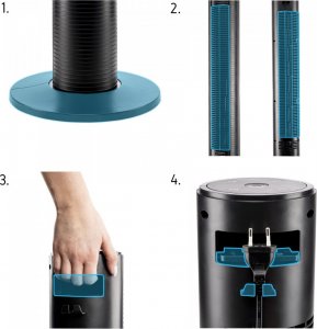 Wentylator Yoer Spiro TF03BK 12