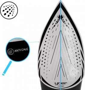 Żelazko Yoer ŻELAZKO Parowe BEZPRZEWODOWE 2600W 5w1 Ceramiczne - YOER X-Boost SI01BK 6