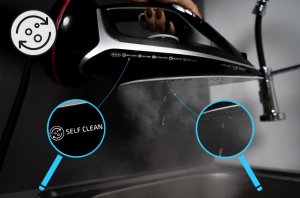 Żelazko Yoer ŻELAZKO Parowe BEZPRZEWODOWE 2600W 5w1 Ceramiczne - YOER X-Boost SI01BK 8