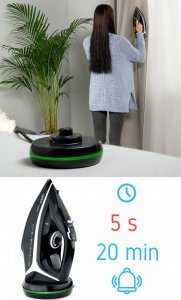 Żelazko Yoer ŻELAZKO Parowe BEZPRZEWODOWE 2600W 5w1 Ceramiczne - YOER X-Boost SI01BK 10