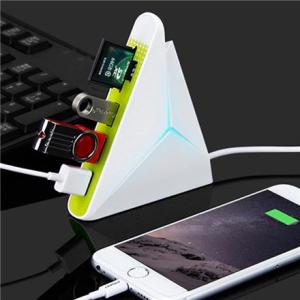 HUB USB Omega 1x SD 1x microSD 1x SDHC  + 3x USB-A 2.0 (OUHCRW) 3