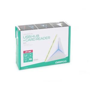 HUB USB Omega 1x SD 1x microSD 1x SDHC  + 3x USB-A 2.0 (OUHCRW) 4