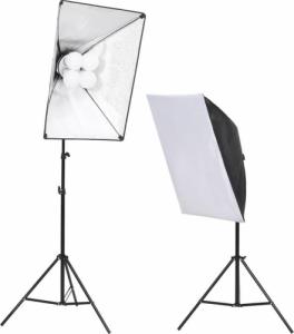 Lampa studyjna vidaXL Zestaw oświetleniowy do studia z softboxami 1