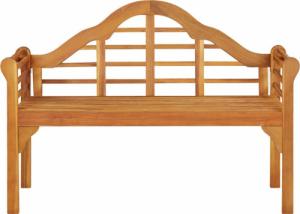 vidaXL Ławka ogrodowa, 125 cm, lite drewno akacjowe 2