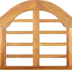 vidaXL Ławka ogrodowa, 125 cm, lite drewno akacjowe 6