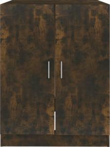 vidaXL Szafka nad pralkę, przydymiony dąb, 71 x 71,5 x 91,5 cm 5