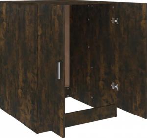 vidaXL Szafka nad pralkę, przydymiony dąb, 71 x 71,5 x 91,5 cm 7