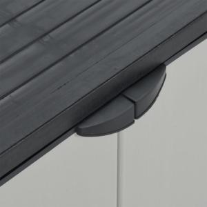 vidaXL Kosz na na śmieci, w formie szafki, szaro-czarny, 68x40x85 cm 8