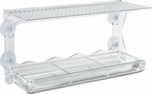 vidaXL Karmniki dla ptaków, na parapet, 2 szt., akryl, 30x12x15 cm 3