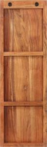 vidaXL Wieszaki ścienne, 2 szt., 36x3x110 cm, lite drewno akacjowe 4
