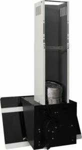 Okap vidaXL Ścienny okap kuchenny, 60 cm, stal i hartowane szkło, czarny 6