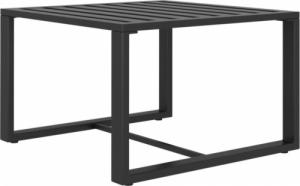 vidaXL 3-cz. zestaw mebli ogrodowych, poduszki, aluminium, antracyt 5