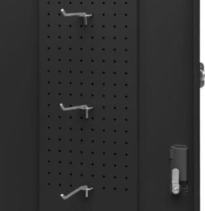 vidaXL Szafka na siodło, antracytowa, 53x53x140 cm, stalowa 6