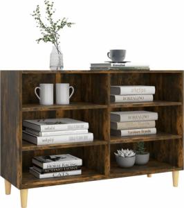 vidaXL Szafka, przydymiony dąb, 103,5x35x70 cm, płyta wiórowa 3