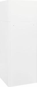 vidaXL Szafka na siodło, biała, 53x53x140 cm, stalowa 4