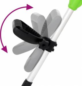 vidaXL Elektryczna podkaszarka na teleskopowym drążku, 29 cm, 550 W 4