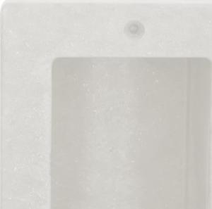 vidaXL Wnęka prysznicowa z 2 półkami, biała matowa, 41x51x10 cm 5