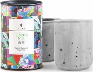 Moya Matcha Zestaw herbata liściasta i dwa kubki Maru-chan Sencha 60 g MOYA 2