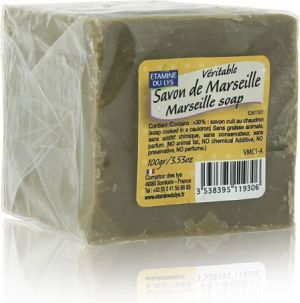 Etamine du Lys Retro Tradycyjne oryginalne Mydło Marsylskie w kostce zielone 100g 1