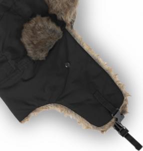 Aleszale Czapka Damska Męska Uszatka Pilotka Zimowa Futro - Czap-Usz-Rus-09 2