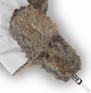 Aleszale Czapka Damska Męska Uszatka Pilotka Zimowa Futro - Czap-Usz-Rus-08 3