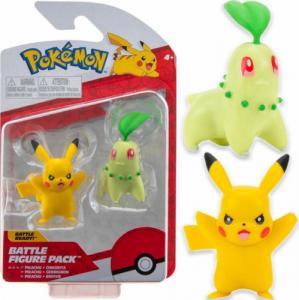 Figurka Jazwares Jazwares Pokemon figurki Pikachu i Chikorita 1