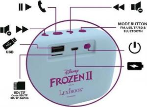 Głośnik Lexibook Kraina Lodu niebieski (3380743076522) 5