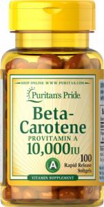 Puritans Pride Puritan's Pride Beta Karoten 10 000 IU - 100 kapsułek 1
