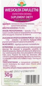 Natura Wita Wiesiołek dwuletni nasiona 50g NATURA WITA 2