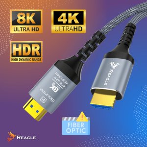 Kabel Reagle HDMI - HDMI 20m czarny 2