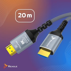 Kabel Reagle HDMI - HDMI 20m czarny 8