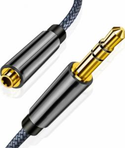 Kabel Reagle Jack 3.5mm - Jack 3.5mm 5m czarny (RPJ500P) 1