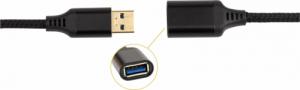Kabel USB Reagle USB-A - USB-A 1 m Czarno-szary 5