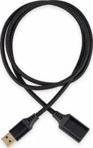Kabel USB Reagle USB-A - USB-A 3 m Czarny 8
