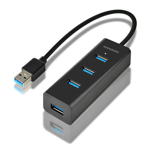 HUB USB Axagon 1x microUSB  + 4x USB-A 3.0 (HUE-S2B) 2
