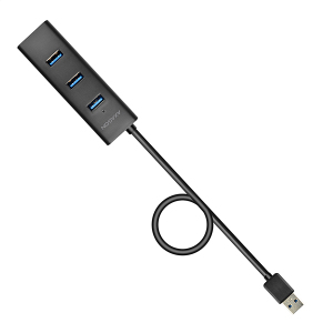 HUB USB Axagon 1x microUSB  + 4x USB-A 3.0 (HUE-S2BL) 4