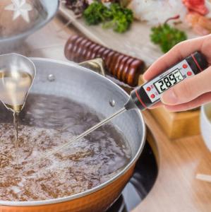 Retoo Termometr kuchenny cyfrowy do mięsa wina lcd sonda 9