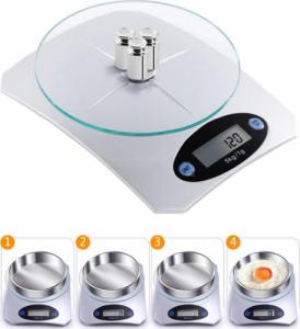 Waga kuchenna Retoo WAGA KUCHENNA LCD DO 5kg ELEKTRONICZNA SZKLANA WK1 8
