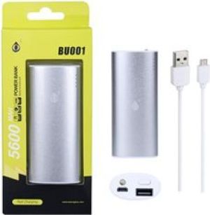 Powerbank Aligator PLUS BU001 5600 mAh, srebrny (26010010) 1