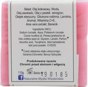 WS Naturalne Mydła Wiedeńskie Mydło Róża 110g WS NATURALNE MYDŁA WIEDEŃSKIE 2