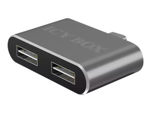 HUB USB Icy Box 2x USB-A 3.0 (IB-HUB1201-C) 1
