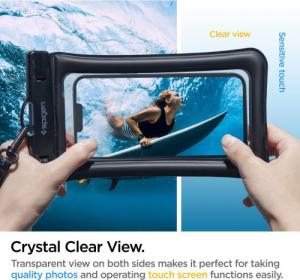 Spigen SPIGEN A610 UNIVERSAL WATERPROOF FLOAT CASE 2-PACK BLACK 5