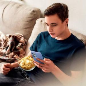 Spigen SPIGEN LIQUID AIR GALAXY A33 5G CREAM BLUE 9