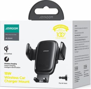 Joyroom JOYROOM JR-ZS243 VENT CAR MOUNT WIRELESS CHARGER 15W BLACK 5